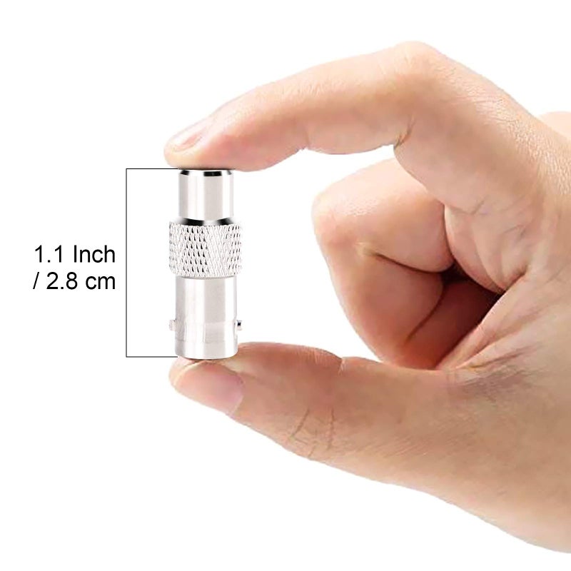 Inovat BNC Female to RCA Female Coupler Adapter Connector for CCTV Security Surveillance Systems (Pack of 10) - Image 2